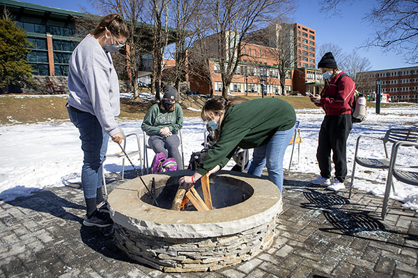 App State installs campfire location so students can socialize in outdoor spaces