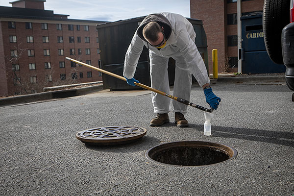 Residence hall wastewater testing supports App State’s COVID-19 management strategy