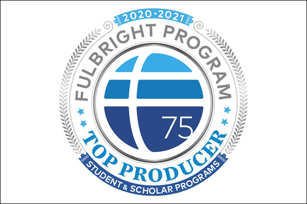 App State one of 17 US schools named a top producer of Fulbright scholars and students for 2020–21