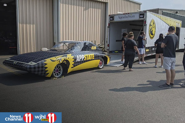 Appalachian State unveils solar-powered race car's new look ahead of race events