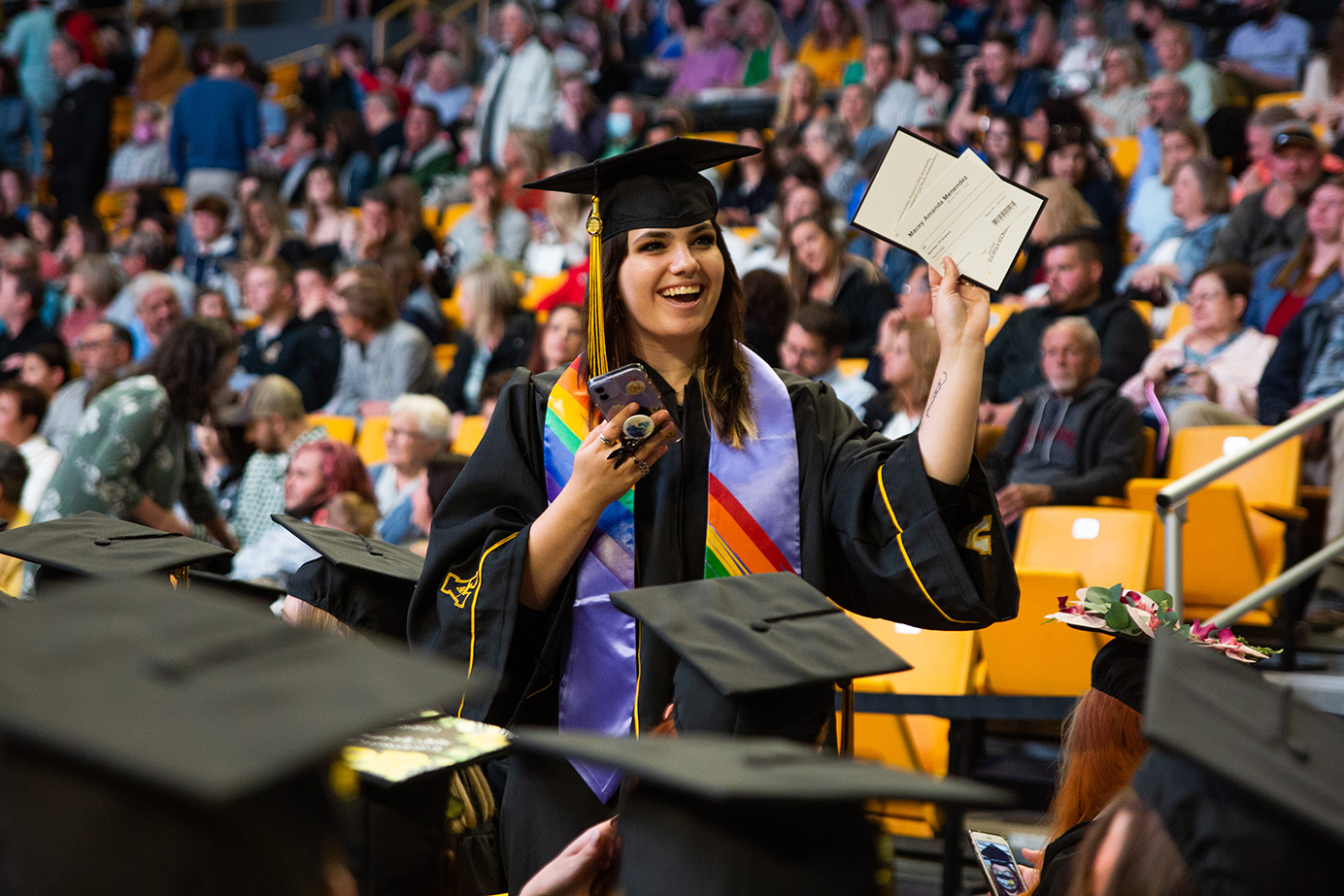 A black and gold celebration App State’s Spring 2022 Commencement