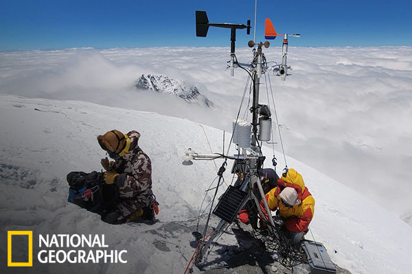 Next-gen weather station installed near Everest’s summit