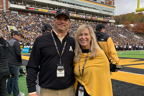 App State alum donates $1.3 million in support of App State Athletics and Walker College of Business