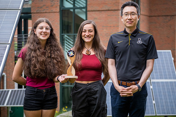 App State students score 2nd-place divisional win in national solar competition