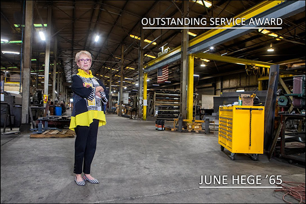 2022 Alumni Awards: June Wilson Hege ’65 — Outstanding Service Award