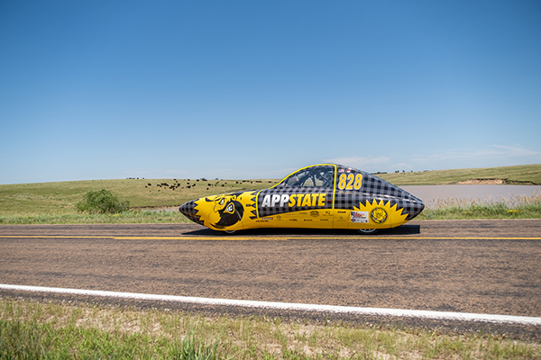 A bright finish for Team Sunergy: App State solar vehicle team takes 2nd place in 2022 American Solar Challenge