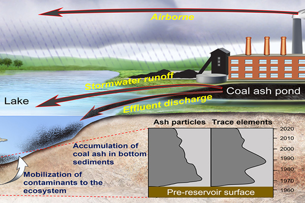 App State researchers co-author study unearthing decades of coal ash deposits in NC lakes