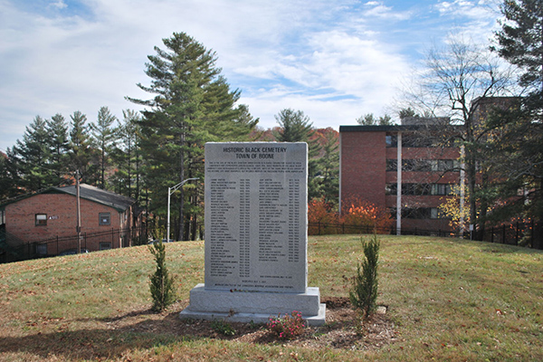 165 graves marked in Boone's historic black cemetery [faculty featured]