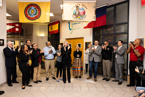 Lumbee tribal flag now hangs in App State’s student union, honoring the Lumbee people and their history