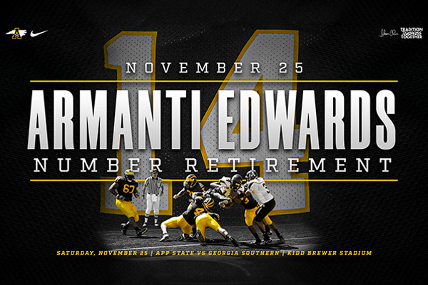App State to retire Armanti Edwards’ number 14