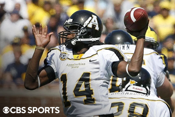 Appalachian State to retire Armanti Edwards’ jersey: Ex-QB led team to historic upset over Michigan in 2007