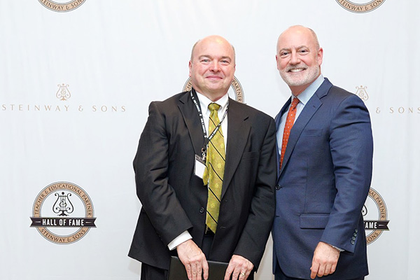 Hayes School of Music Dean James Douthit inducted into Steinway & Sons Teacher Hall of Fame
