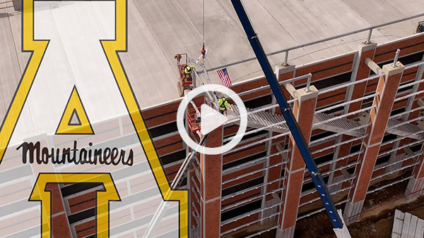 WATCH: Holmes Parking Deck topping out ceremony