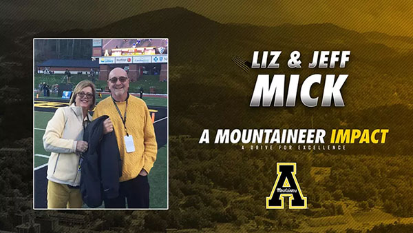 A Mountaineer Impact: Liz and Jeff Mick