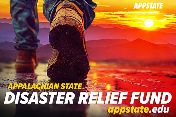 Help Mountaineers in need by giving to the App State Disaster Relief Fund