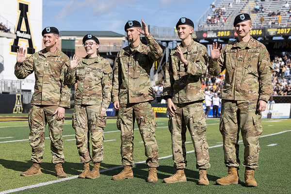 Military Times ranks App State among the nation’s best schools for military service members, veterans for 2024