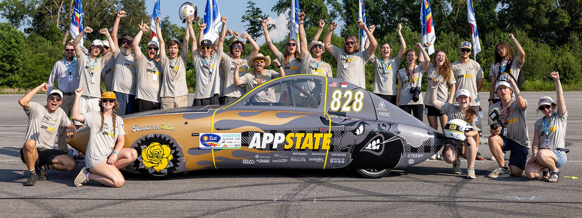 A podium finish and Teamwork Award are the latest wins for App State’s student-led solar vehicle team