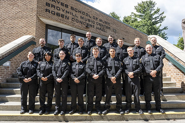 App State’s Police Officer Development Program prepares 15 new officers for service