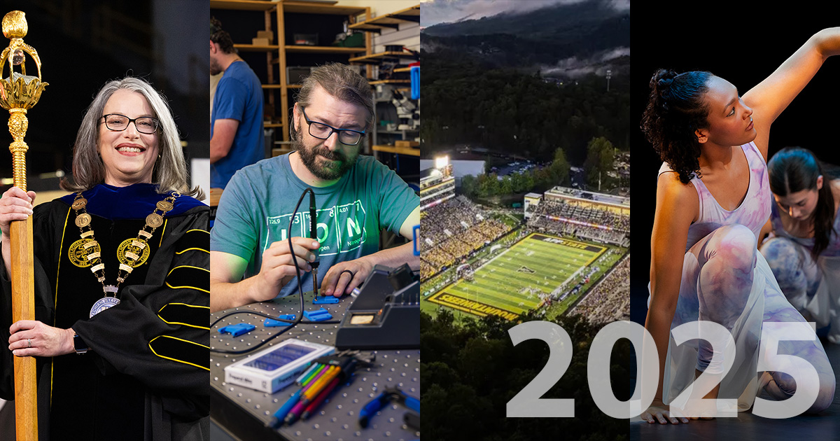 In 2025, App State celebrates its 8th chancellor amid record enrollment, research growth and