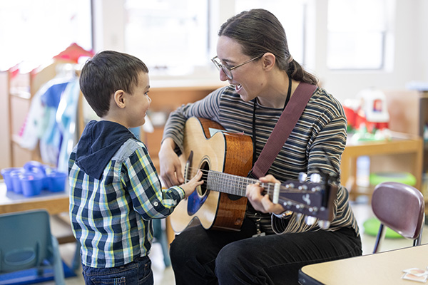 The rhythm of language: App State student-led music therapy bolsters preschool speech program