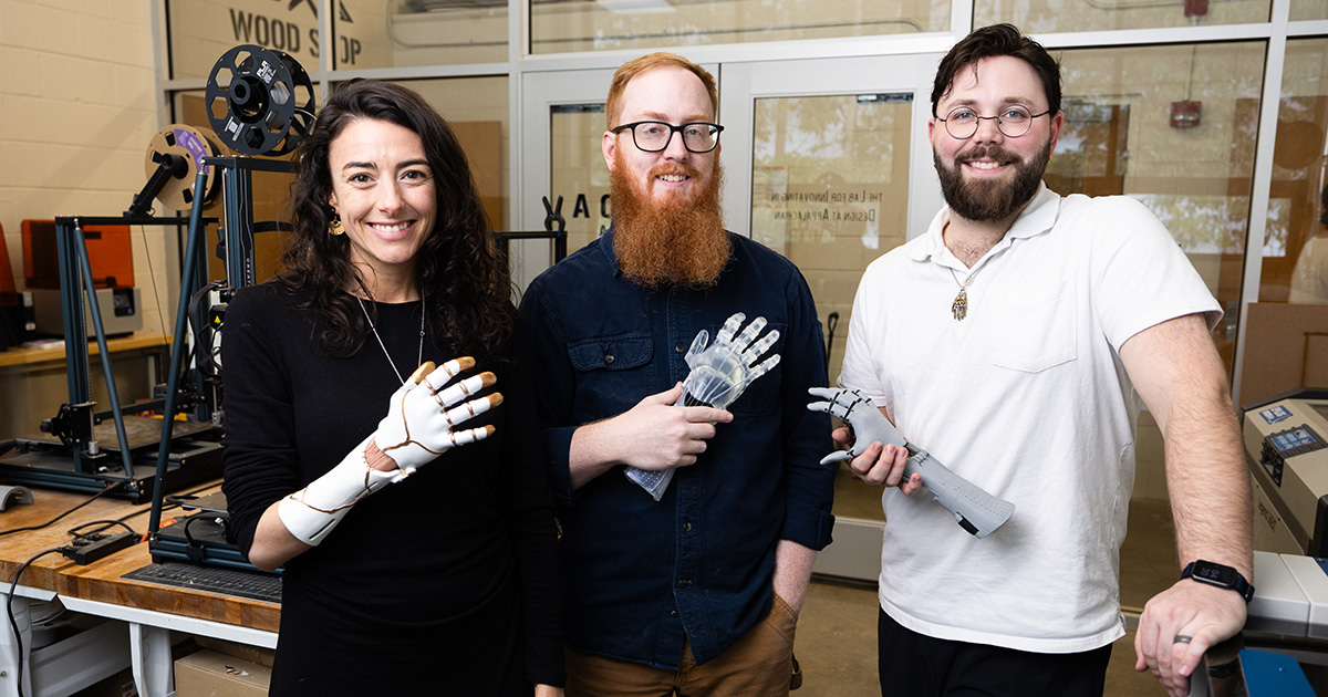 Precision and purpose: App State industrial design team builds next-generation prosthetics