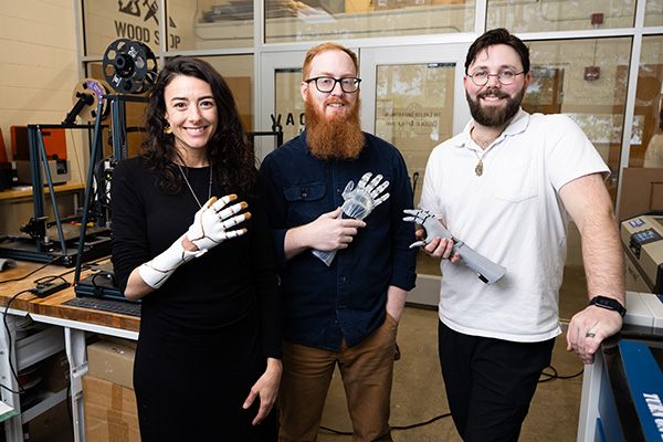 Precision and purpose: App State industrial design team builds next-generation prosthetics