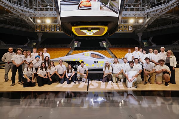 App State’s Team Sunergy unveils Autumn — its next-gen solar racing vehicle